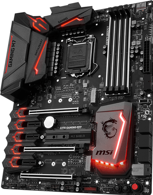 Image du produit MSI Z270 Gaming M7 (LGA 1151, Intel Z270, ATX)