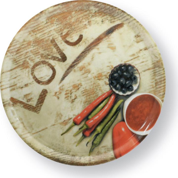 Produktbild Saturnia Porzellan Pizzateller mit Motiv (1 x, 33 cm)