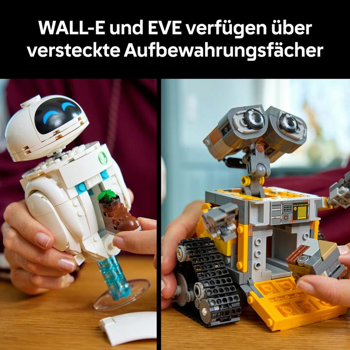 Actual product image LEGO WALL-E and EVE (43279, LEGO Disney)