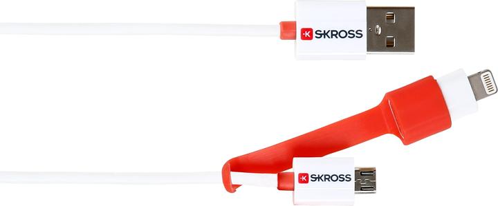 Produktbild Skross 2 in 1 Charge & Sync Kabel (1 m, USB 2.0)
