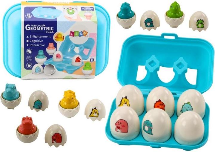 Produktbild Lean Toys Dinosauriereier 6 Stk