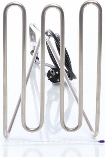 Produktbild Wiltec Speidel Edelstahl Flächentauchsieder Thermometer 3200W Steckerkabel Tauchsieder