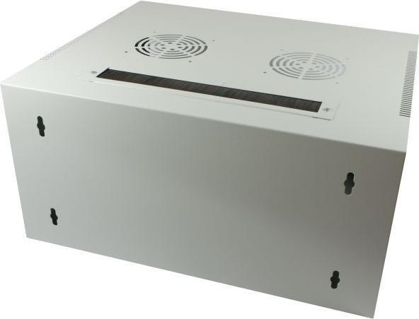 Produktbild Allnet 19 Wandgehäuse 4HE B541 / T595mm 1-teilig *lichtgrau* SMQ-Serie (4 HE, 19 Zoll Rack)