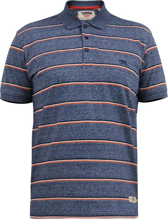 Actual product image DUKE D555 Mens Humber Stripe Jersey Kingsize Polo Shirt (4XL)