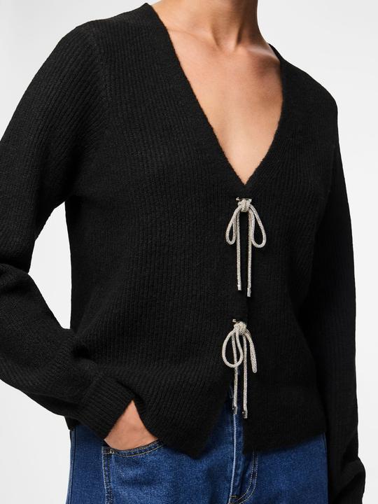 Produktbild Pieces PCANNA SCHLEIFEN Strickjacke (L)