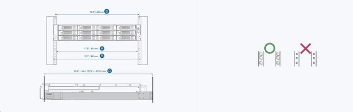 Actual product image QNAP Rail Kit