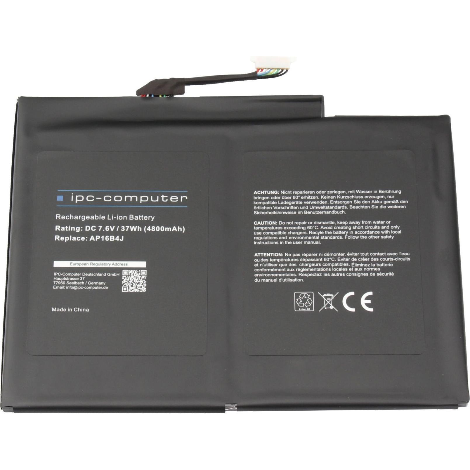 IPC KT00204005 (2 Zellen, 4800 mAh), Notebook Akku
