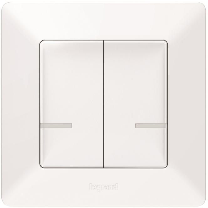 Legrand 752187 Valena 752187 Life with Netatmo Wall Transmitter 2-Fold