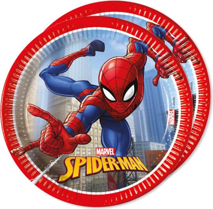 Actual product image Decorata Party Assiettes à dessert Spiderman Anniversaire