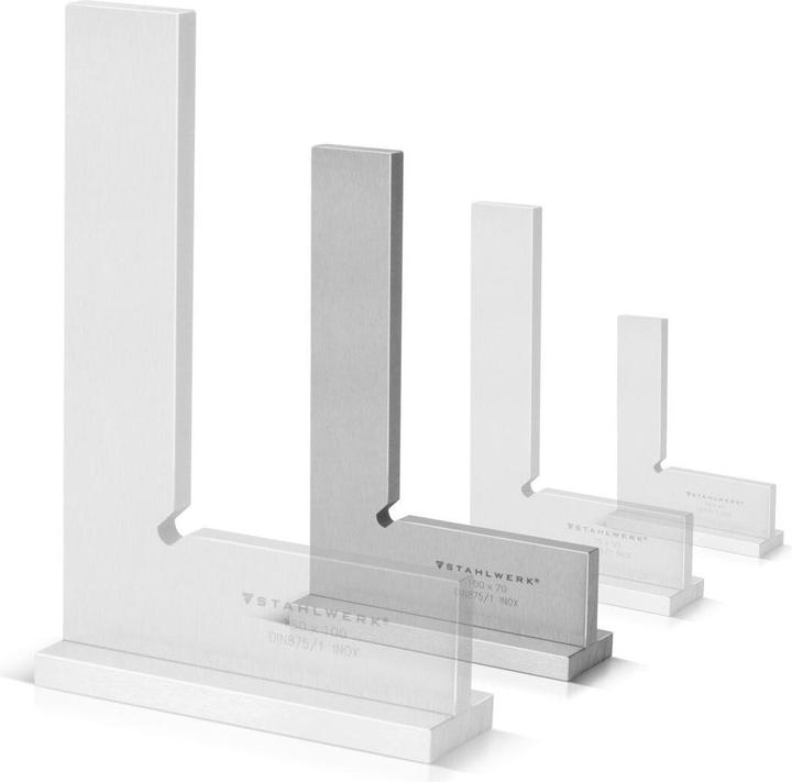 Actual product image Stahlwerk Stop bracket 90° 100 x 70 mm DIN 875/1 made of stainless steel