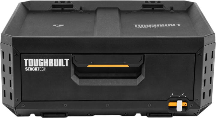 Actual product image ToughBuilt StackTech TB-B1-D-30-1 Werkzeugkiste Koffer mit Schublade 53 x 40 x 18 cm + 6x Trennwand