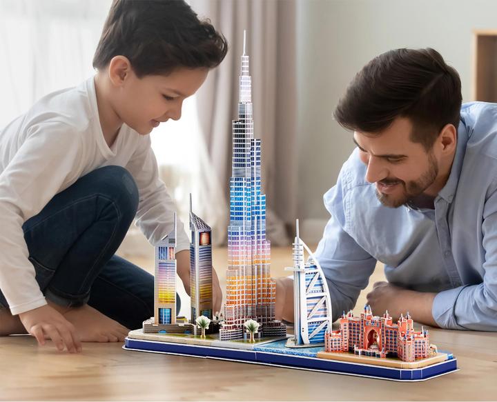 Actual product image Cubicfun Dubai LED (182 pieces)