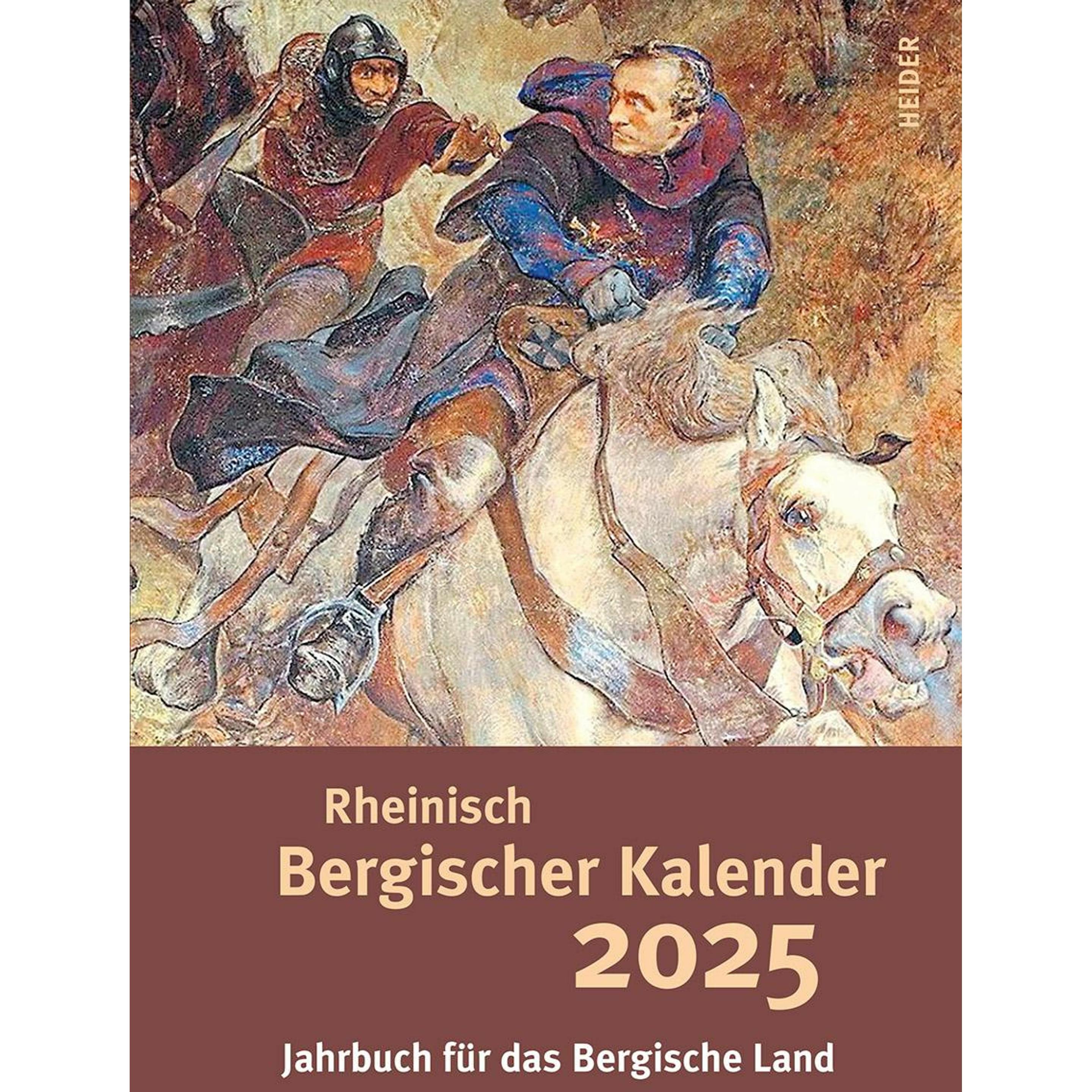 Heider J., Agenda, Rheinsich Bergischer Kalender 2025 (Deutsch)