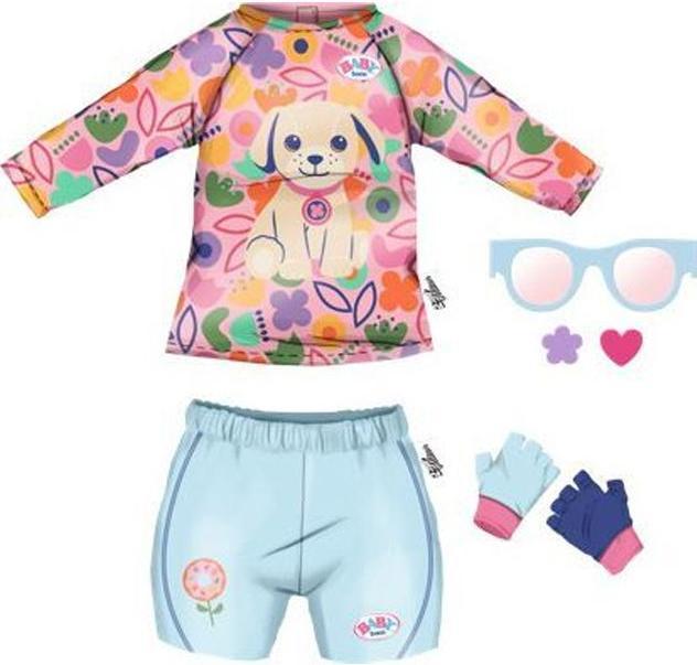 Produktbild Zapf Creation BABY born Fahrrad-Outfit 43cm