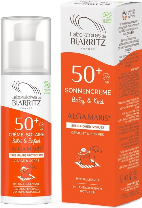 Immagine prodotto Laboratoires de Biarritz Alga Maris Bambini SPF 50+ (Crema solare, SPF 50+, 100 ml, 161 g)