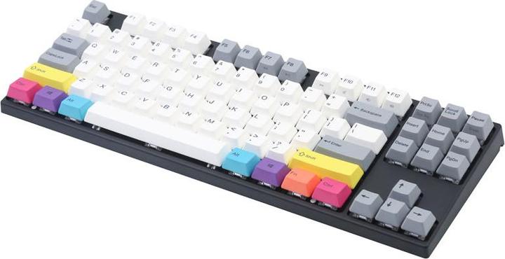 Produktbild Varmilo VEA87 CMYK TKL Gaming Tastatur, MX-Brown, weisse LED - US Layout (Kabelgebunden)