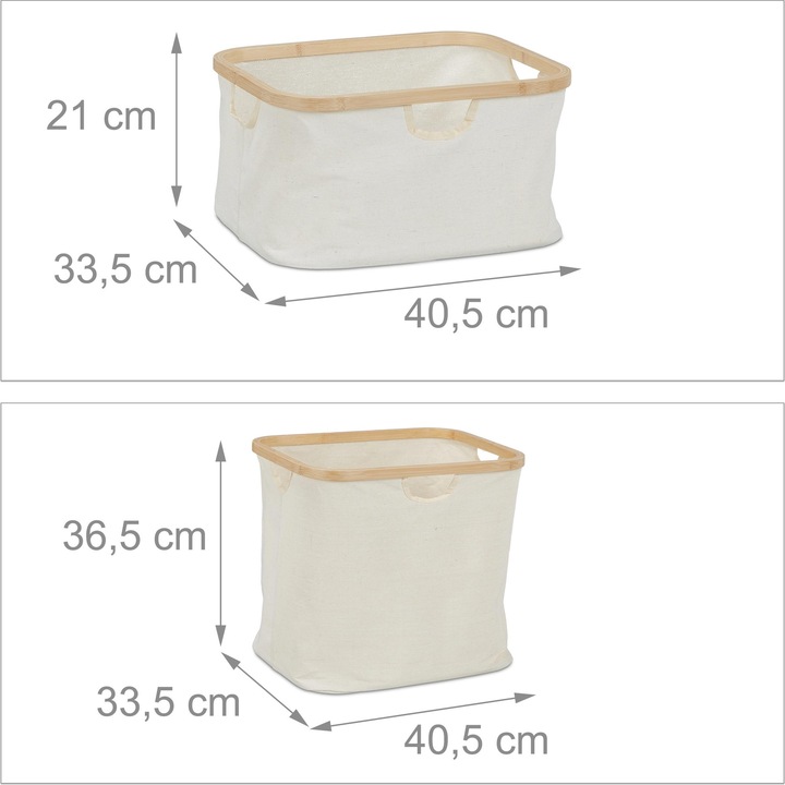 Actual product image Relaxdays Laundry basket (123 l)