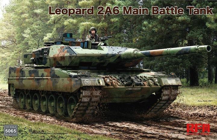 Image du produit Rye Field Model Leopard 2A6 Main Battle Tank avec liens workabletrack (sans intérieur)