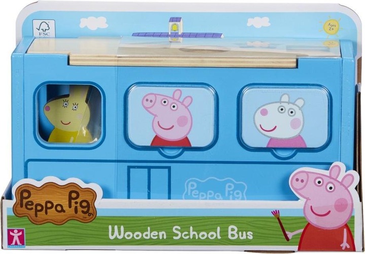 Image du produit Boti Trieur de formes en bois Peppa Pig Schoolbus