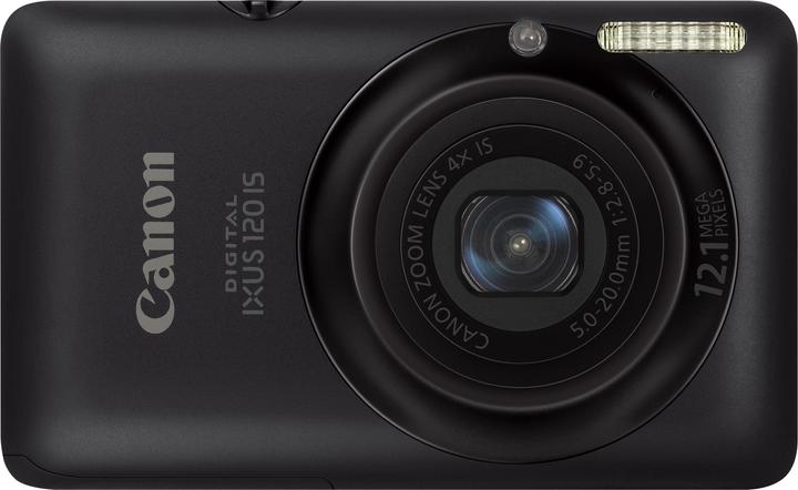 Productafbeelding Canon Digitale IXUS 120 IS, 12MP, 4x zoom, HD-film, Zwart (12 Mpx, 1/2,3'')