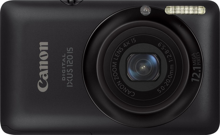 Actual product image Canon Digital IXUS 120 IS, 12MP, 4x Zoom, HD-Movie, Black (12 Mpx, 1/2,3'')