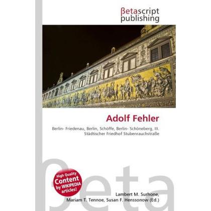 Thumbnail - Adolf Fehler, Ratgeber