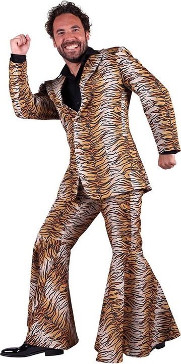 Produktbild Thetru Herren 70's Anzug Broadwayne, Tiger (S)