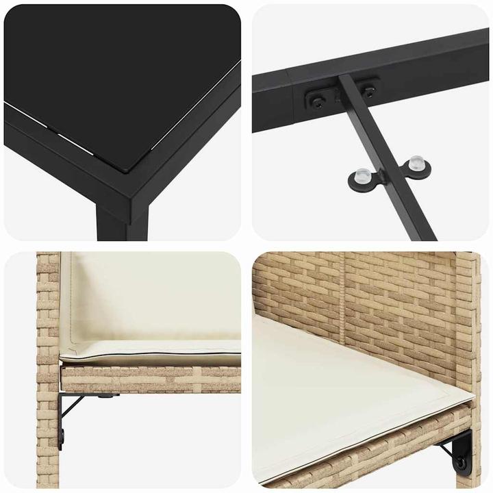 Actual product image vidaXL Garden dining set (80 cm)