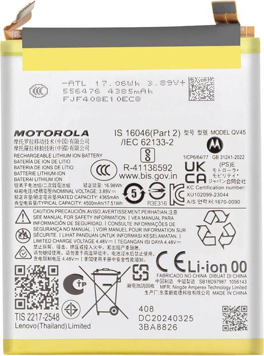 Batterie Motorola Edge 50 Fusion - QC50 / SB18E08902 - Neuve