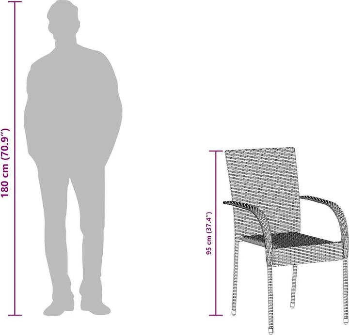 Produktbild vidaXL Gartenstuhl
