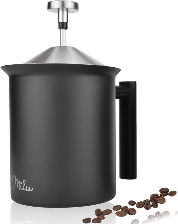 Produktbild Milu Manueller Edelstahl-Milchaufschäumer (800 ml)