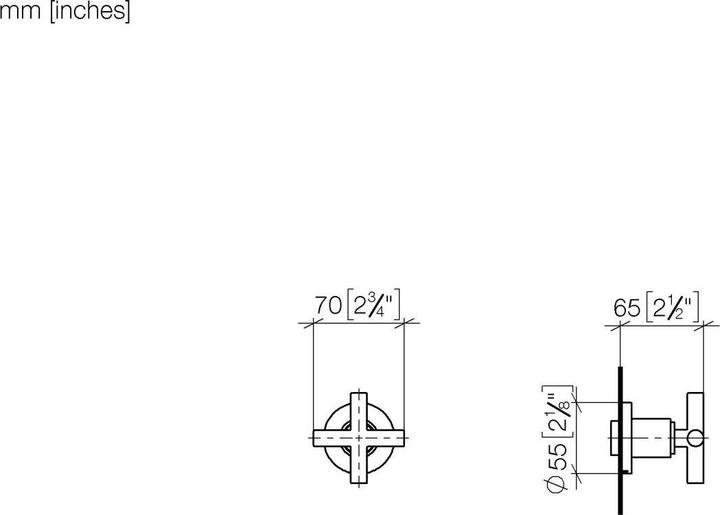 Produktbild Dornbracht Dornb Unterputzventil TARA. rechtsschliessend 1/2Zoll schwarz matt