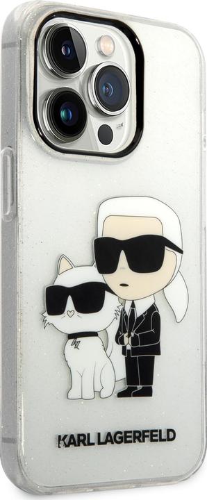 Actual product image Karl Lagerfeld iPhone 12/12 Pro IML Glitter Karl and Choupette NFT Case (Apple iPhone 12, Apple iPhone 12 Pro)