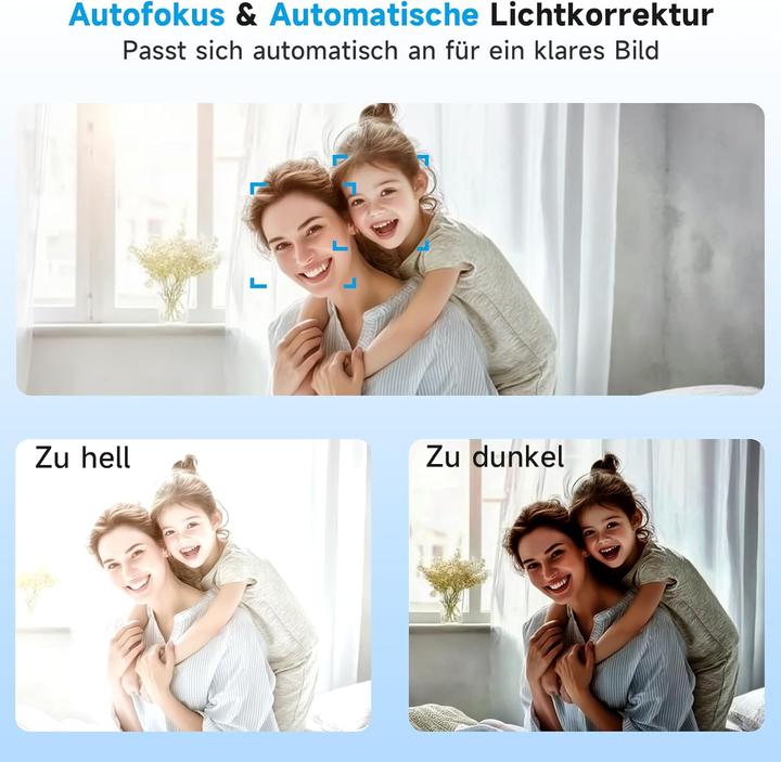 Immagine prodotto AOC AC310 Webcam 4K Ultra HD mit Autofokus & Mikrofon