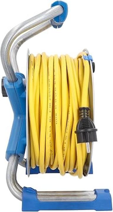 Immagine prodotto As - Schwabe Avvolgicavo in metallo con USB (50 m, 1.50 mm².)