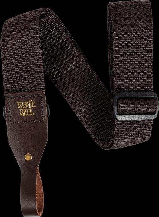 Produktbild Ernie Ball Akustikgitarrengurt, Polypro, braun