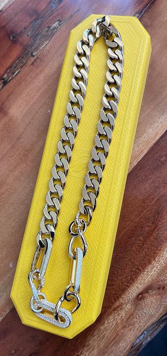 Actual product image Swarovski Dextera Statement Necklace Gold S (Swarovski Metal, 42 cm)