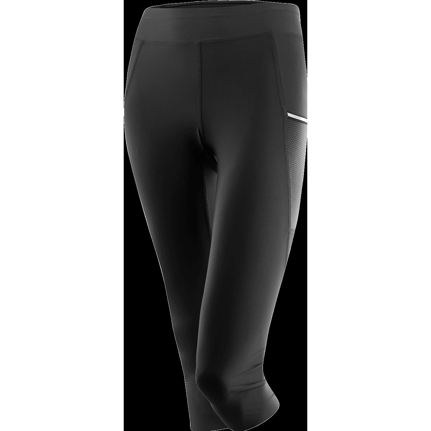 Löffler, Damen, Tights, Women's 3/4 Tights (38), Schwarz, 38