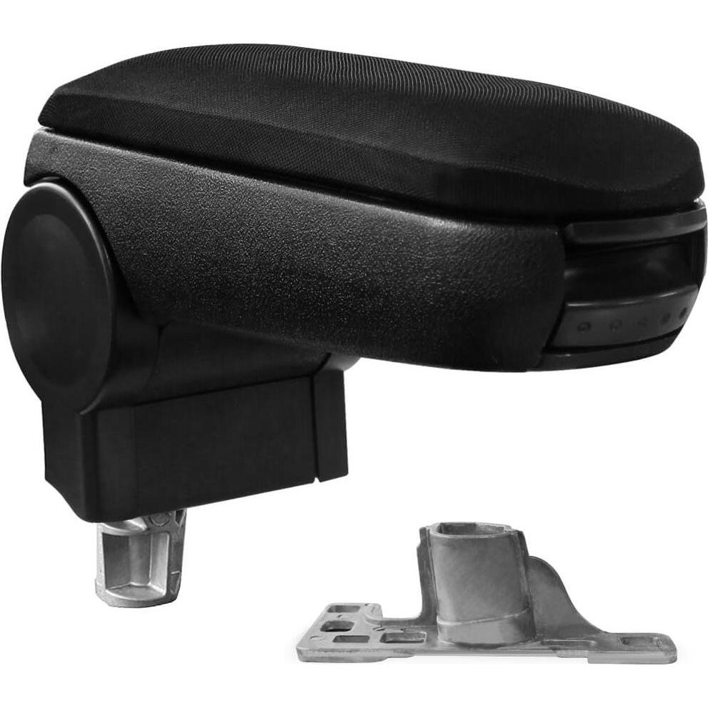 Pro-Tec, Auto Innenraum Zubehör, Mittelarmlehne AUDI A4 mit Staufach Textil Schwarz