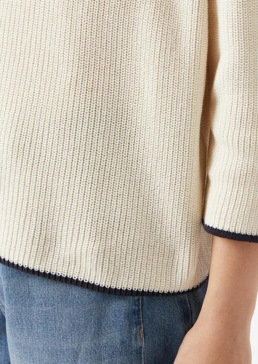 Produktbild Comma Strickpullover Pullover im Boxy Fit mit Kontrastdetails (36)