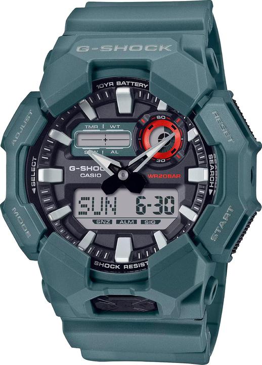 Produktbild G-Shock GA-010-2AER (Analoguhr, Sportuhr, Chronograph, Digitaluhr, 51.90 mm)