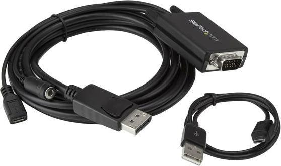 Produktbild StarTech 10 DP To VGA Cable With Audio (3 m, DisplayPort)