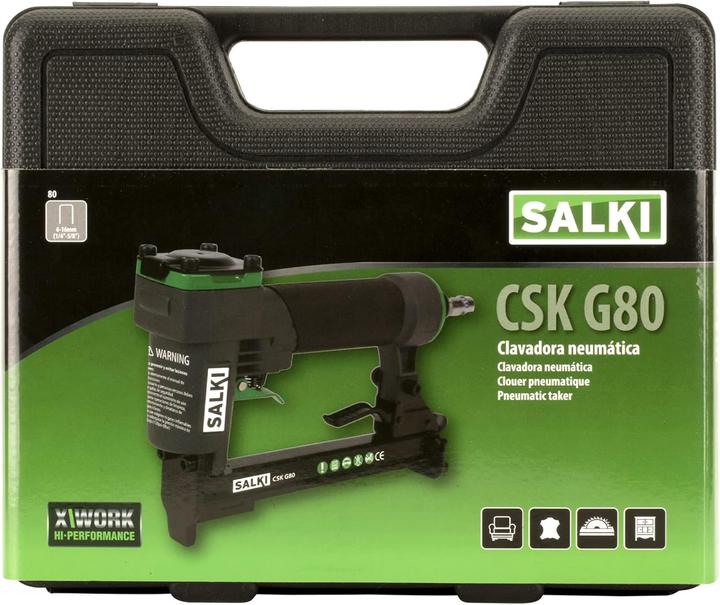 Actual product image Salki CSK G80 pneumatic nailer