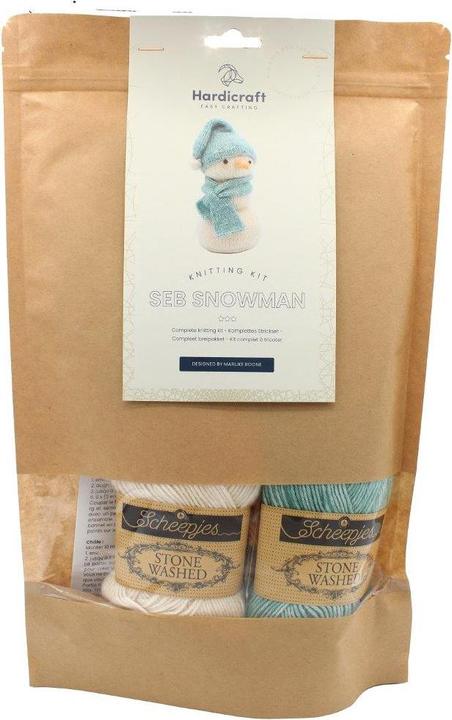 Actual product image Hardicraft Sebastian Snowman - Knitting set