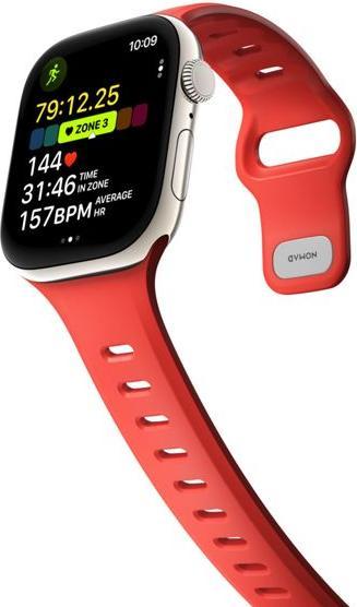 Actual product image Nomad Tempo Band 46mm Coral (20 mm, Plastic)