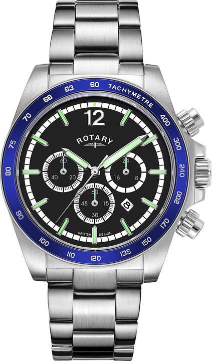 Produktbild Rotary GB05440/72 Henley Chronograph 41mm 10ATM (Chronograph, 41 mm)