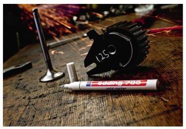 Produktbild Edding Lackmarker 780 Strichstärke: 0,8 mm Schreibfarbe: gold (1x)