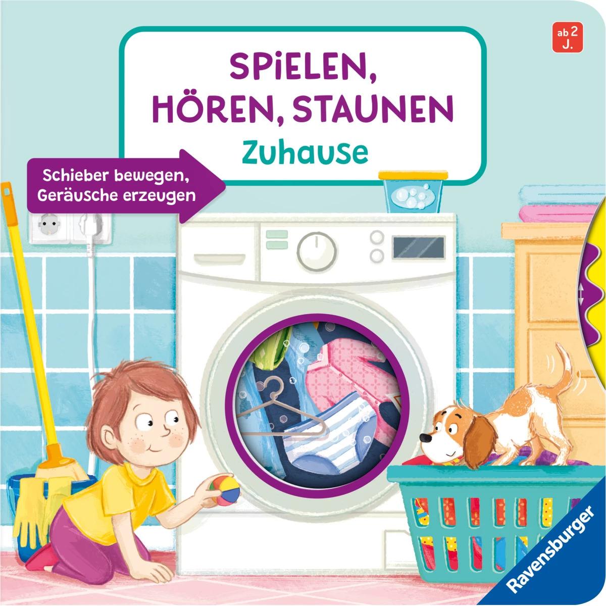 Ravensburger, Babybücher, Spielen, Hören, Staunen: Zuhause. Ein Sound-Spielbuch ohne Batterie und Elektronik (Deutsch)