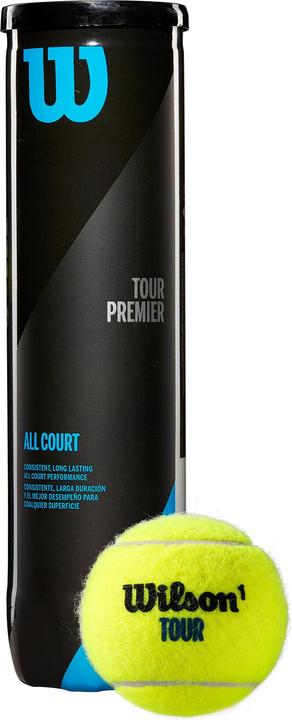 Actual product image Wilson Tour Premier All Ct 4 Ball Can