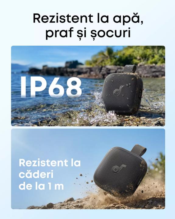 Actual product image soundcore bis zu 24h Wiedergabezeit, IP68-zertifiziert Boom Go 3i Black (24 h)